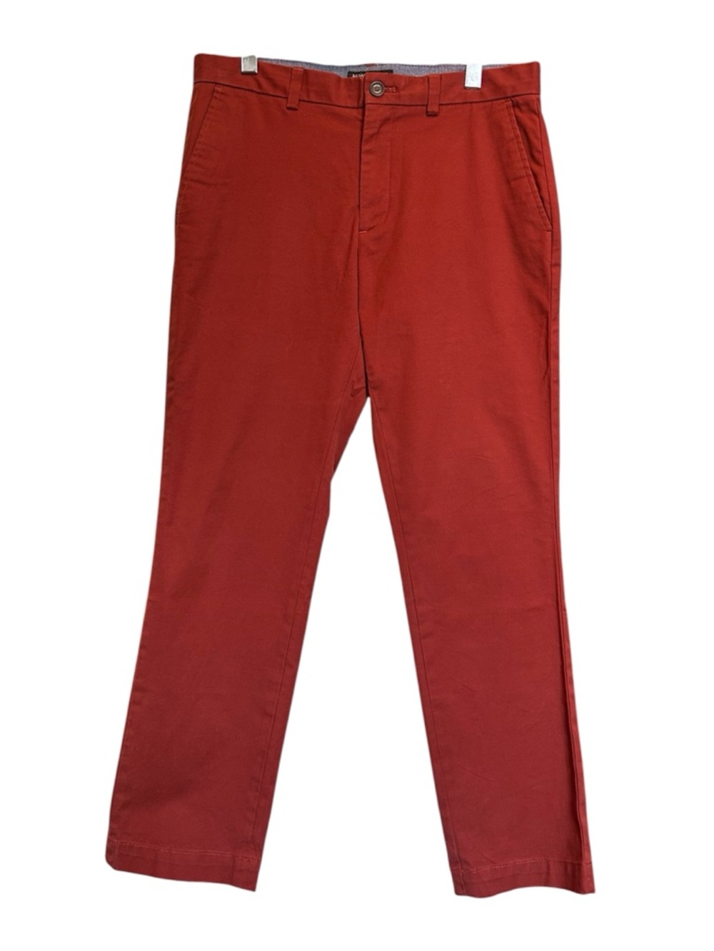 Banana Republic Men's Brick Red Chino Pants, 32x30